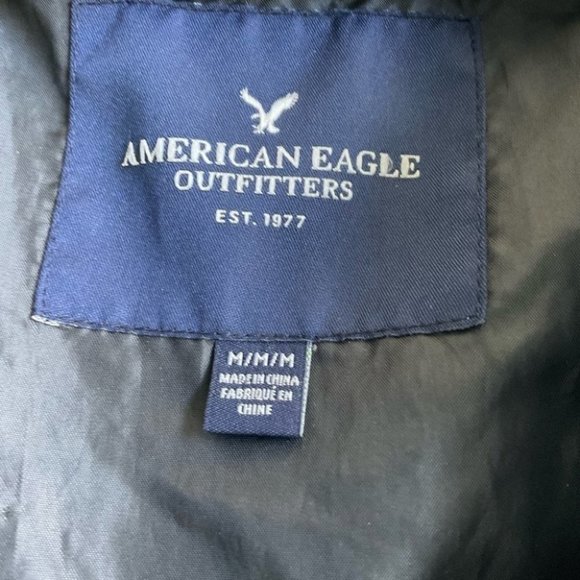 Y2K Inspired American Eagle Outfitters Bomber Hoodie Jacket - Picture 5 of 6